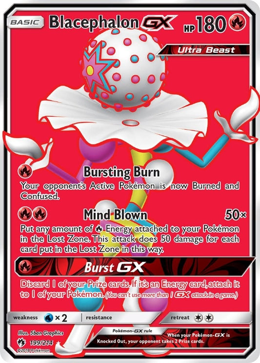 Image for Blacephalon GX (Full Art) (199/214) (SM - Lost Thunder) - Pokemon