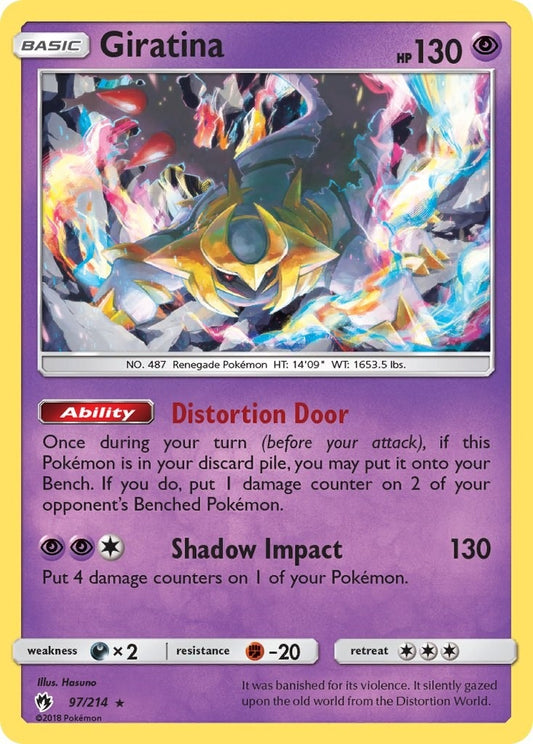 Image for Giratina (97/214) (SM - Lost Thunder) - Pokemon