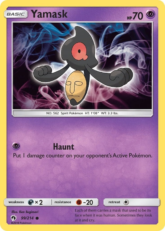 Image for Yamask (99/214) (SM - Lost Thunder) - Pokemon