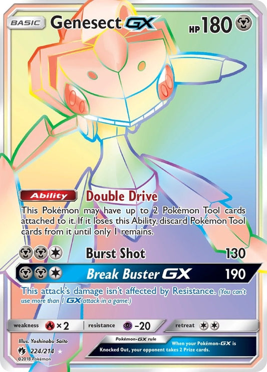 Image for Genesect GX (Secret) (224/214) (SM - Lost Thunder) - Pokemon