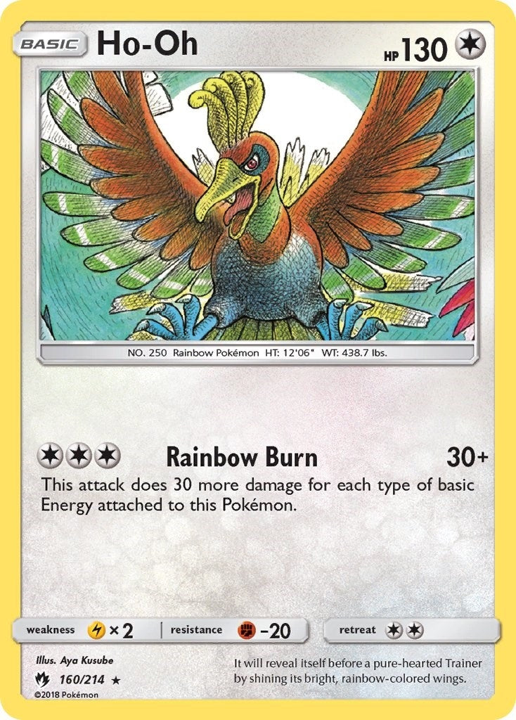Image for Ho-Oh (160/214) (SM - Lost Thunder) - Pokemon
