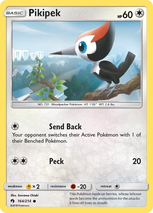Image for Pikipek (164) (164/214) (SM - Lost Thunder) - Pokemon