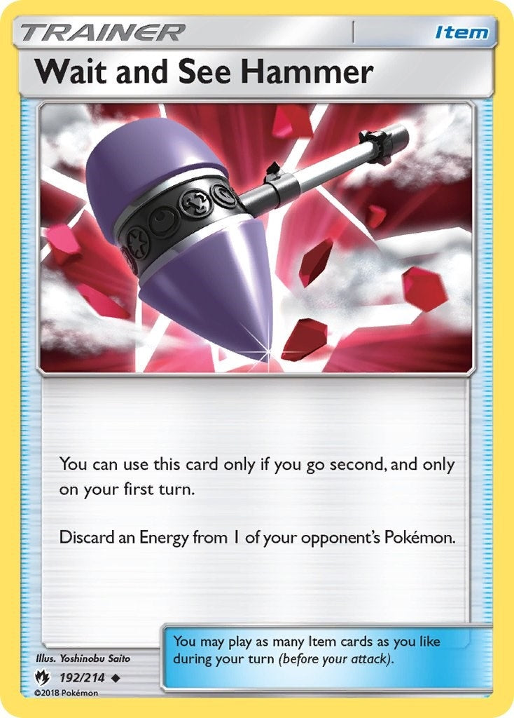 Image for Wait and See Hammer (192/214) (SM - Lost Thunder) - Pokemon