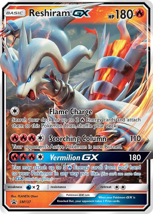 Image for Reshiram GX - SM137 (SM137) (SM Promos) - Pokemon