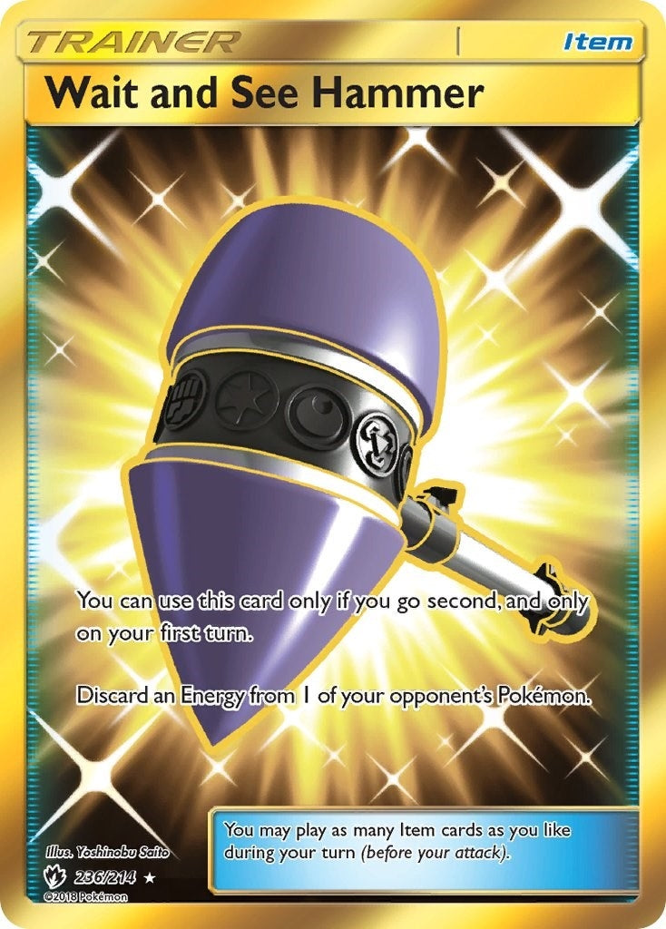 Image for Wait and See Hammer (Secret) (236/214) (SM - Lost Thunder) - Pokemon