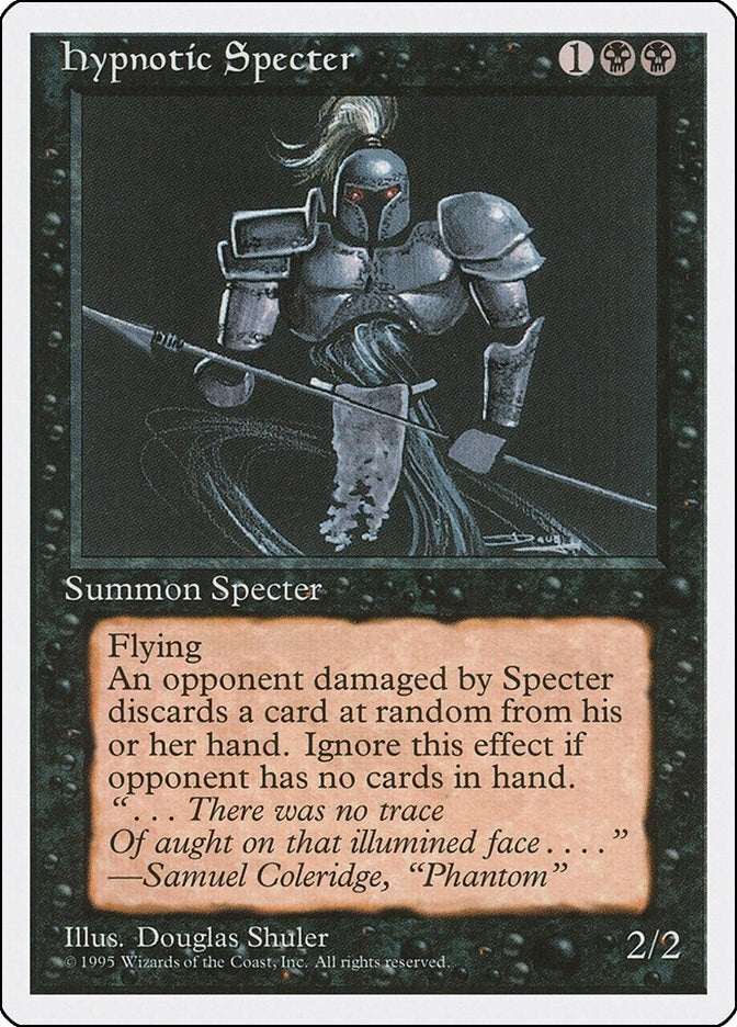 Image for Hypnotic Specter (26) (Fourth Edition) - Magic: The Gathering