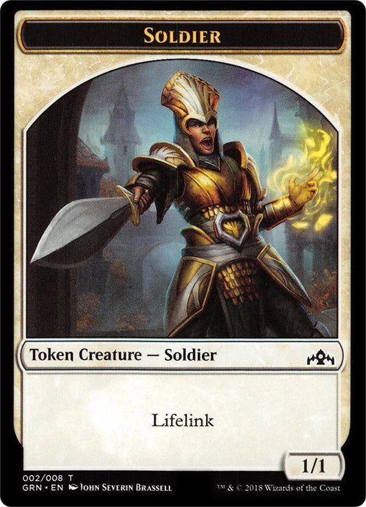 Image for Soldier (002) // Goblin Token (2 // 4) (Guilds of Ravnica: Guild Kits) - Magic: The Gathering