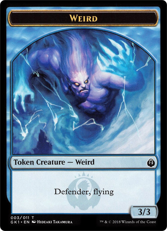 Image for Weird // Goblin Double-Sided Token (3 // 4) (Guilds of Ravnica: Guild Kits) - Magic: The Gathering