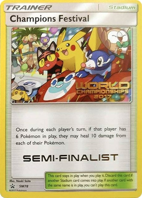 Image for Champions Festival - SM78 (World Championships 2017) [Semi-Finalist] (SM78) (SM Promos) - Pokemon