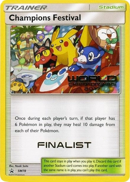 Image for Champions Festival - SM78 (World Championships 2017) [Finalist] (SM78) (SM Promos) - Pokemon