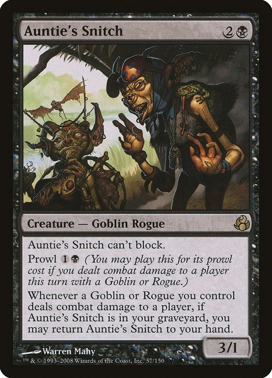 Image for Auntie's Snitch (57) (Morningtide) - Magic: The Gathering