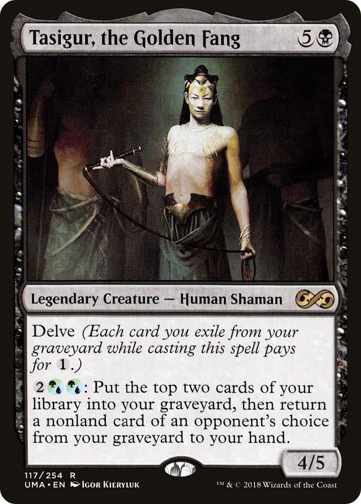 Image for Tasigur, the Golden Fang (117) (Ultimate Masters) - Magic: The Gathering