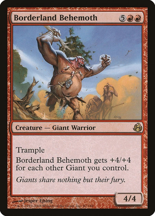 Image for Borderland Behemoth (87) (Morningtide) - Magic: The Gathering
