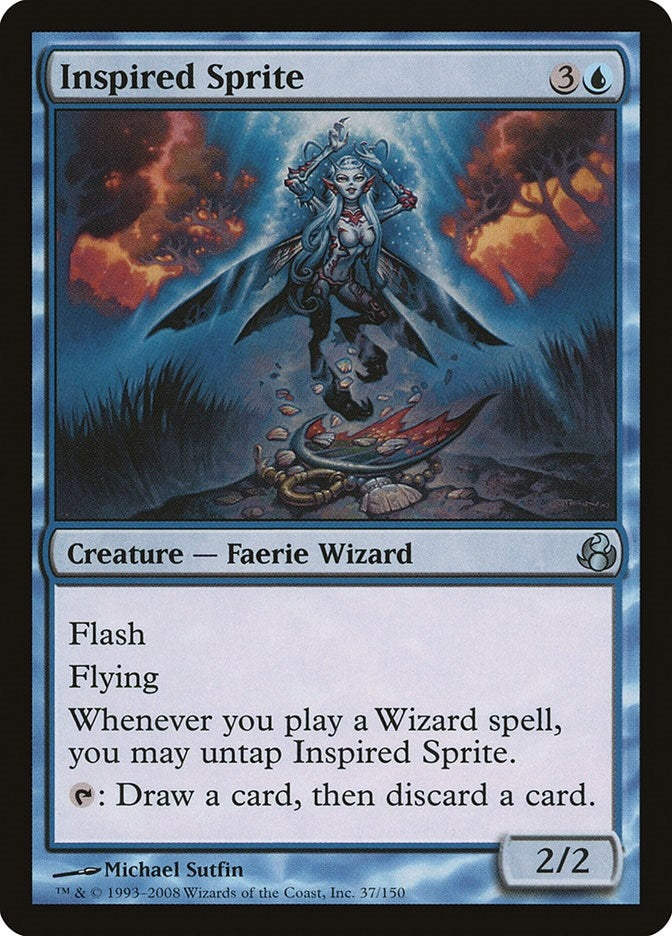 Image for Inspired Sprite (37) (Morningtide) - Magic: The Gathering