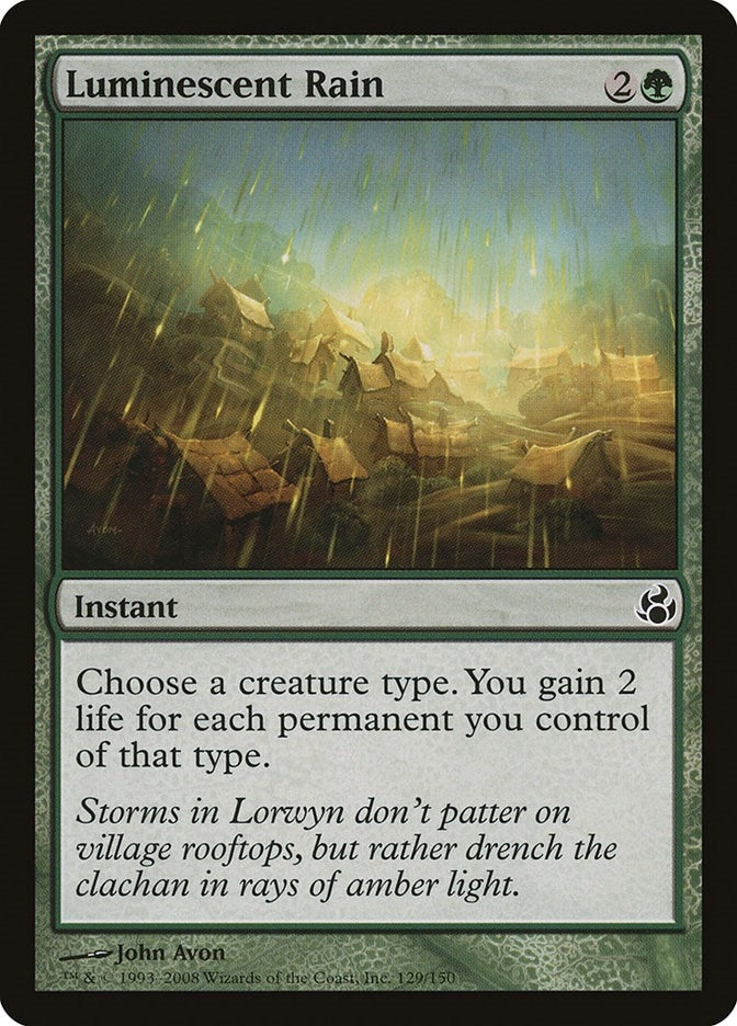 Image for Luminescent Rain (129) (Morningtide) - Magic: The Gathering