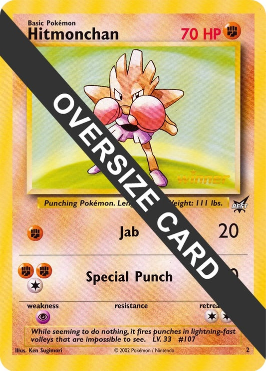 Image for Hitmonchan - 2 (Best of Game 2 Promo) (002) (Jumbo Cards) - Pokemon