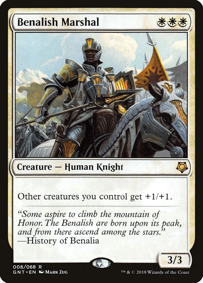 Image for Benalish Marshal (8) (Magic Game Night) - Magic: The Gathering