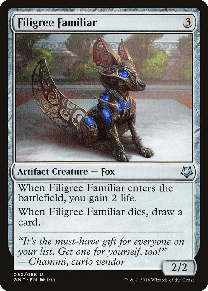 Image for Filigree Familiar (52) (Magic Game Night) - Magic: The Gathering