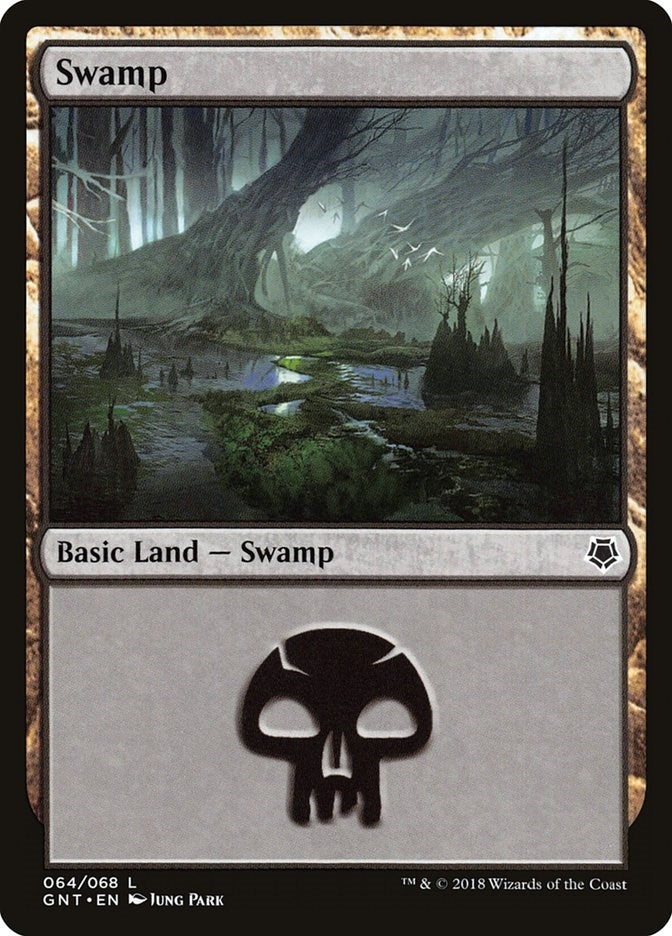 Image for Swamp (064) (64) (Magic Game Night) - Magic: The Gathering