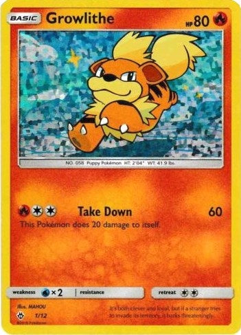 Image for Growlithe (001/012) (McDonald's Promos 2018) - Pokemon