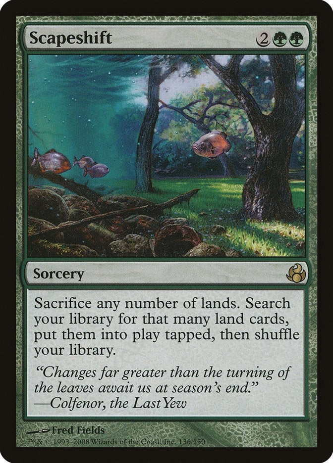 Image for Scapeshift (136) (Morningtide) - Magic: The Gathering
