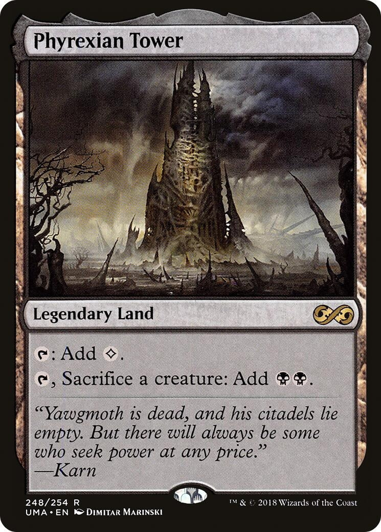 Image for Phyrexian Tower (248) (Ultimate Masters) - Magic: The Gathering