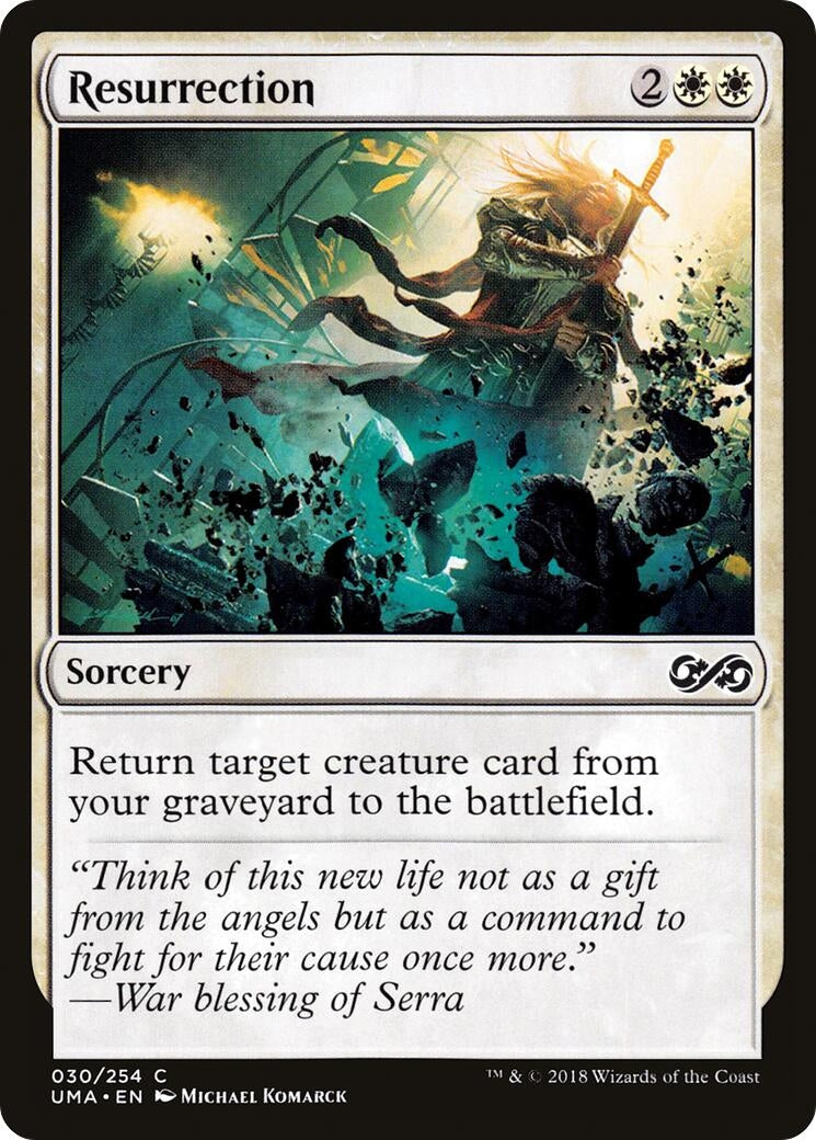 Image for Resurrection (30) (Ultimate Masters) - Magic: The Gathering