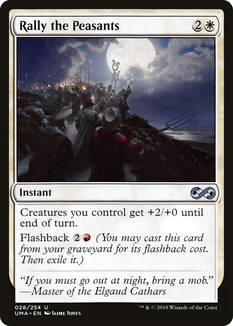 Image for Rally the Peasants (28) (Ultimate Masters) - Magic: The Gathering