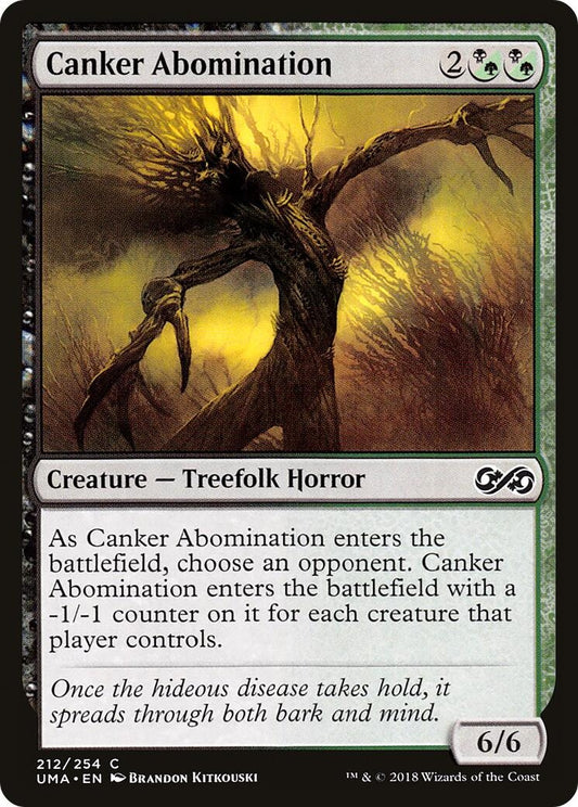 Image for Canker Abomination (212) (Ultimate Masters) - Magic: The Gathering