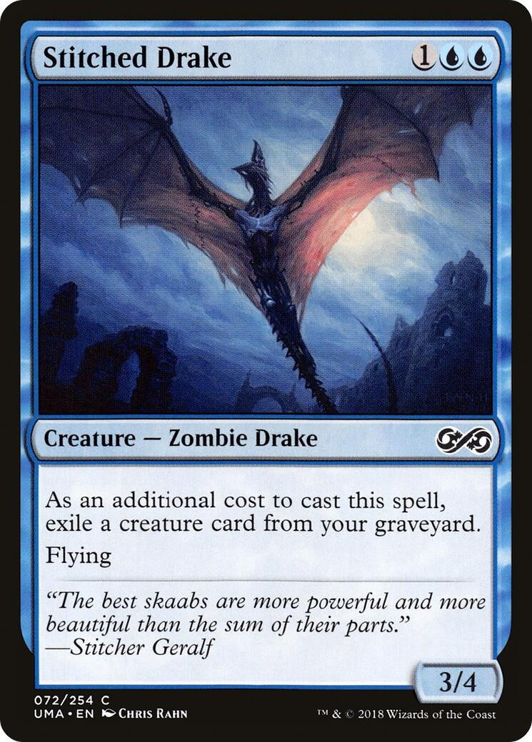 Image for Stitched Drake (72) (Ultimate Masters) - Magic: The Gathering