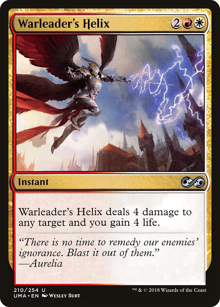 Image for Warleader's Helix (210) (Ultimate Masters) - Magic: The Gathering