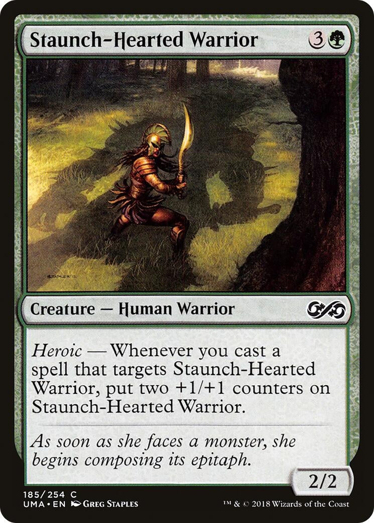 Image for Staunch-Hearted Warrior (185) (Ultimate Masters) - Magic: The Gathering