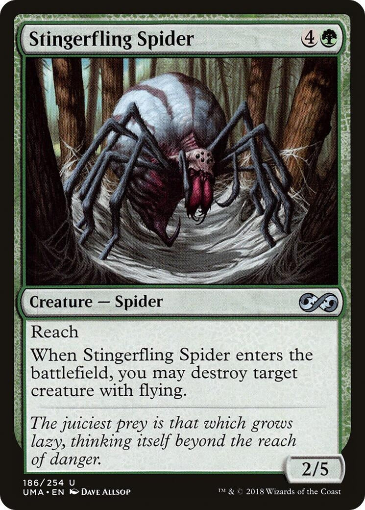 Image for Stingerfling Spider (186) (Ultimate Masters) - Magic: The Gathering