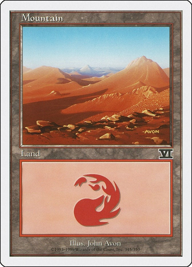 Image for Mountain (345) (345) (Classic Sixth Edition) - Magic: The Gathering