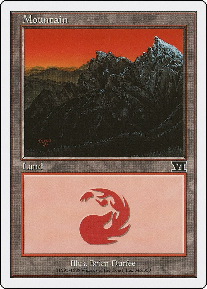 Image for Mountain (346) (346) (Classic Sixth Edition) - Magic: The Gathering
