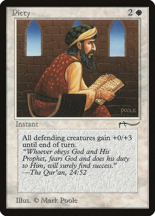 Image for Piety (Light) (Arabian Nights) - Magic: The Gathering