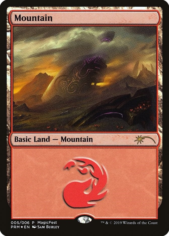 Image for Mountain (2019) (5) (MagicFest Cards) - Magic: The Gathering