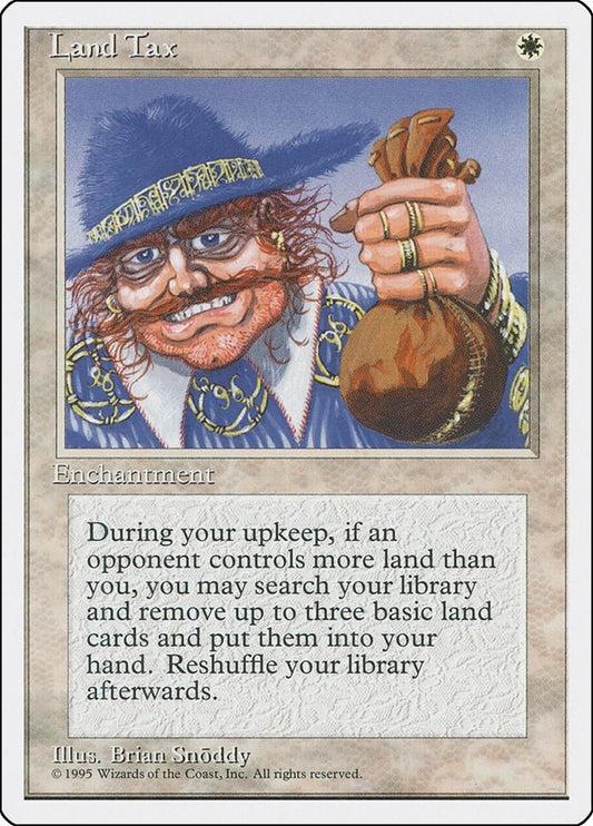 Image for Land Tax (284) (Fourth Edition) - Magic: The Gathering