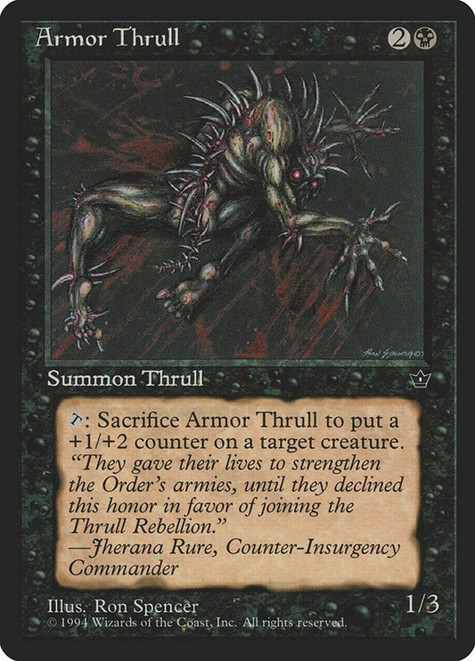 Image for Armor Thrull (Spencer) (Fallen Empires) - Magic: The Gathering
