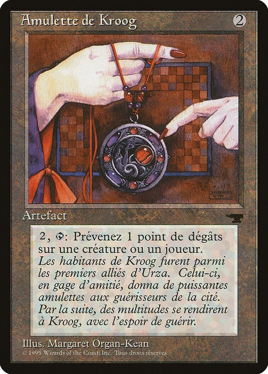 Image for Amulet of Kroog (French) - "Amulette de Kroog" (Renaissance) - Magic: The Gathering