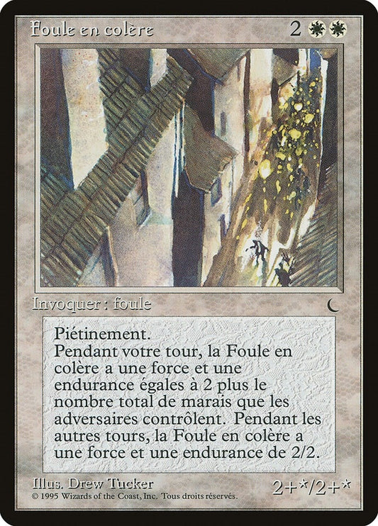 Image for Angry Mob (French) - "Foule en colere" (Renaissance) - Magic: The Gathering