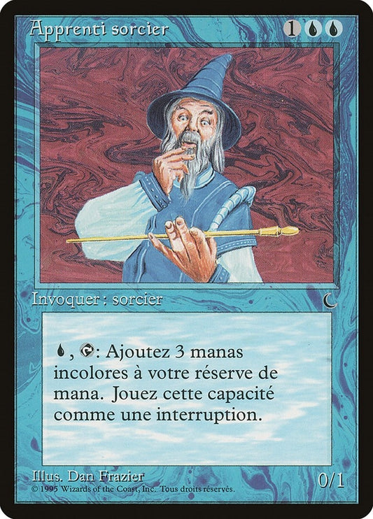 Image for Apprentice Wizard (French) - "Apprenti sorcier" (Renaissance) - Magic: The Gathering