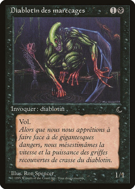 Image for Bog Imp (French) - "Diablotin des marecages" (Renaissance) - Magic: The Gathering