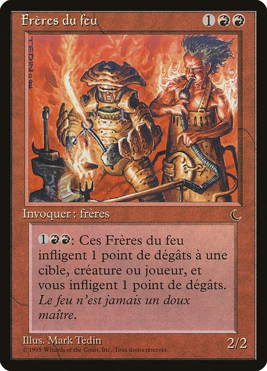 Image for Brothers of Fire (French) - "Freres du feu" (Renaissance) - Magic: The Gathering
