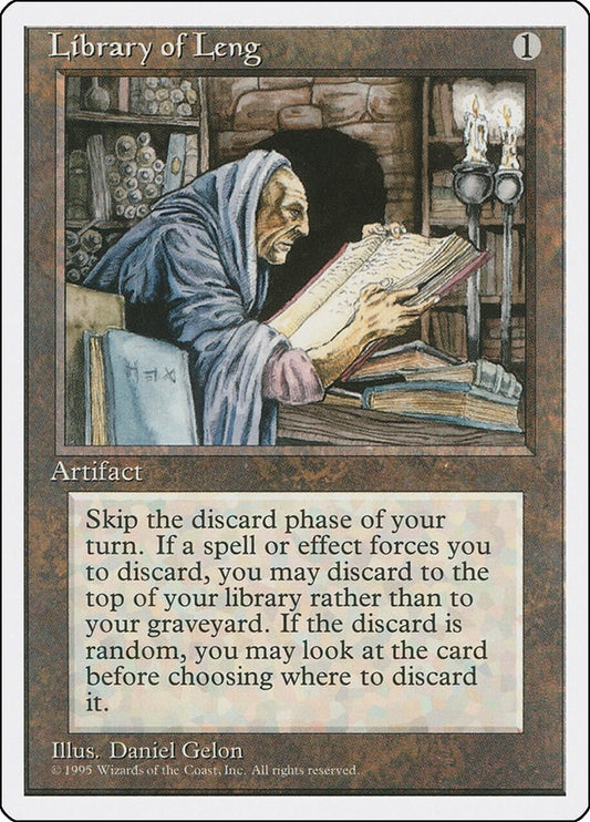 Image for Library of Leng (351) (Fourth Edition) - Magic: The Gathering