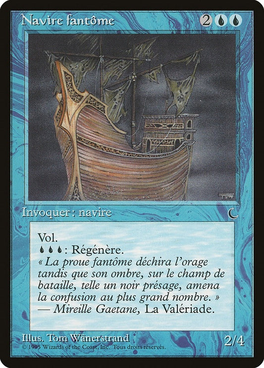 Image for Ghost Ship (French) - "Navire fantome" (Renaissance) - Magic: The Gathering