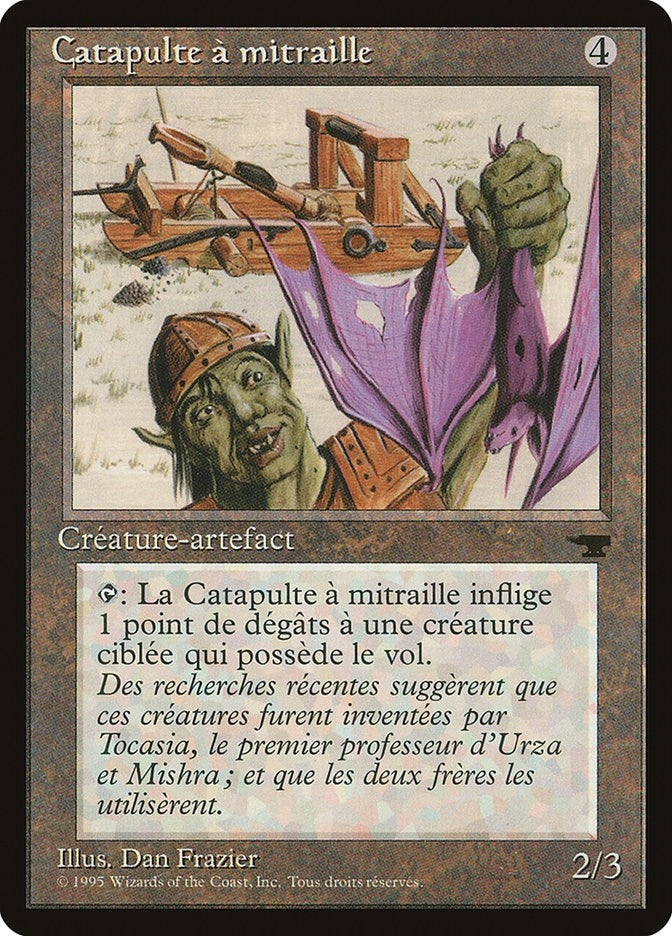 Image for Grapeshot Catapult (French) - "Catapulte a mitraille" (Renaissance) - Magic: The Gathering