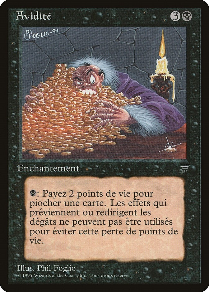 Image for Greed (French) - "Avidite" (Renaissance) - Magic: The Gathering