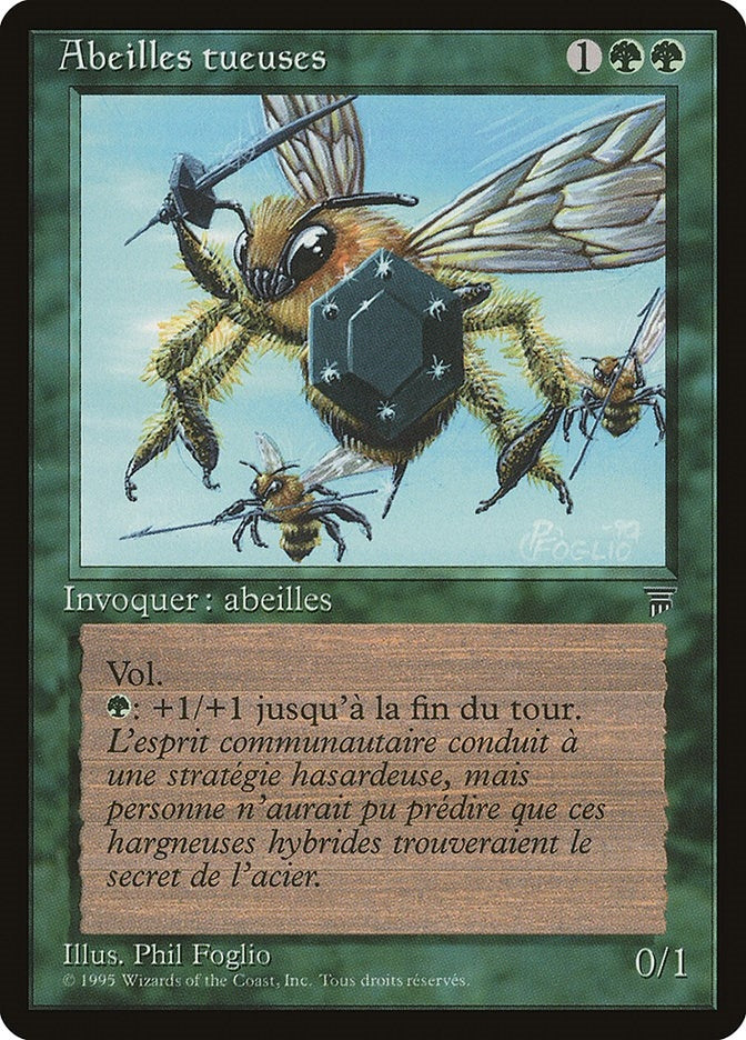 Image for Killer Bees (French) - "Abeilles tueuses" (Renaissance) - Magic: The Gathering