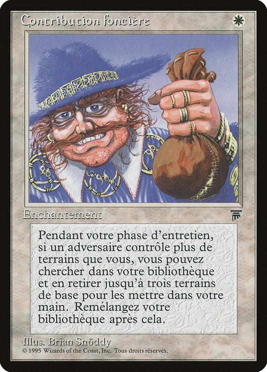 Image for Land Tax (French) - "Contribution fonciere" (Renaissance) - Magic: The Gathering